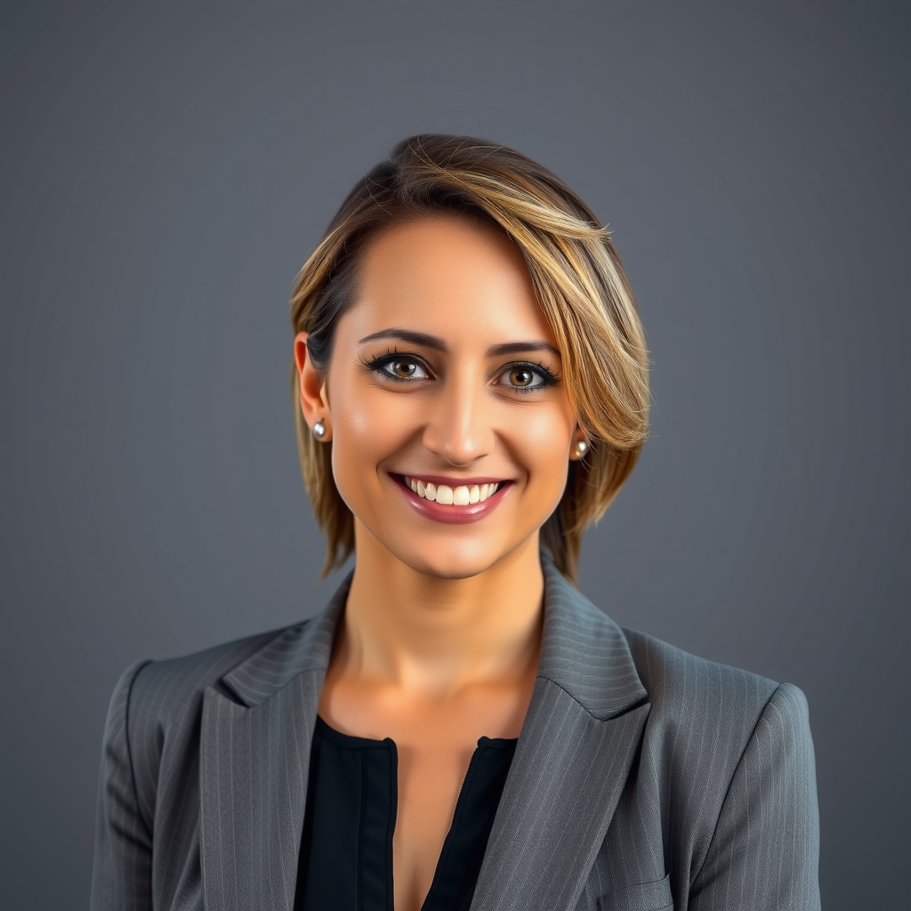Laura Castro, Directora de Operaciones de YBVWQ, mujer profesional de 38 años, sonrisa amable y profesional